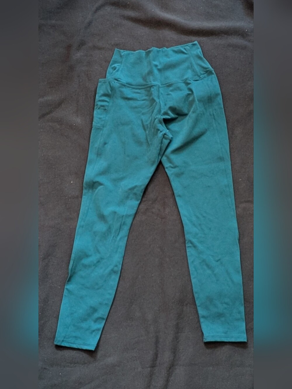 New American Giant Cropped Power Legging Blue Mountain 2 Pocket